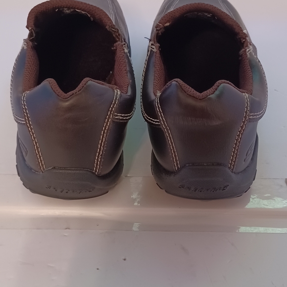 SKETCHERS Shoes Size 6 Brown Clogs Relaxed Fit memory foam - Picture 3 of 6